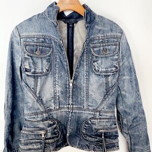 GAP Denim Zip-Up Jacket